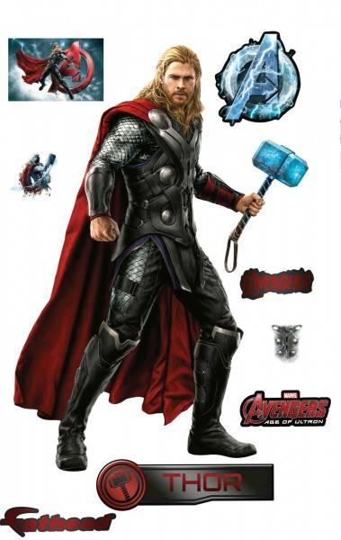 Avengers: Age of Ultron Fathead Wall Decals Featuring Ultron and Vision