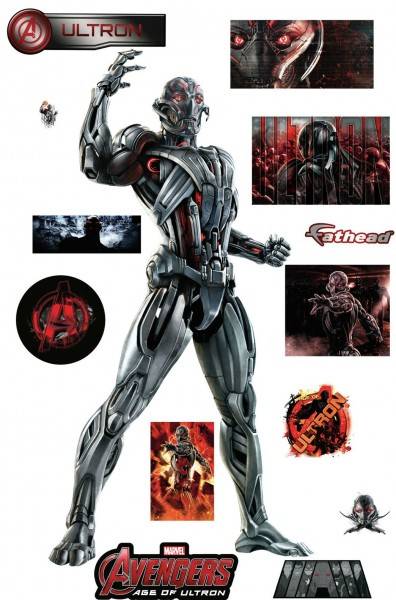Avengers: Age of Ultron Fathead Wall Decals Featuring Ultron and Vision