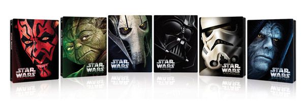 洋画・外国映画 Star wars Saga Steel book set Blue ray Amazon