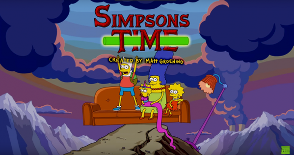 The Simpsons Season 28 Couch Gag Honors Adventure Time