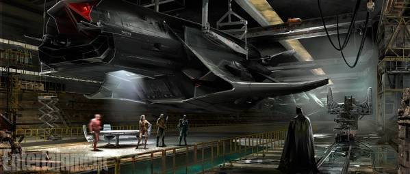 Justice League Batman Plane Revealed in Concept Art