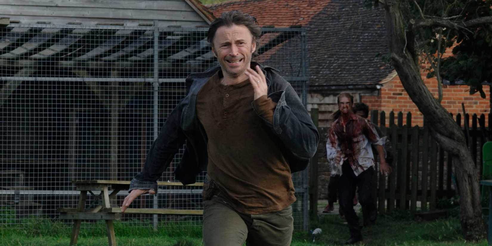Robert Carlyle running in 28 Weeks Later