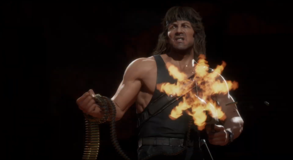 MK11: Rambo Gameplay Sees Sylvester Stallone Fight the Terminator