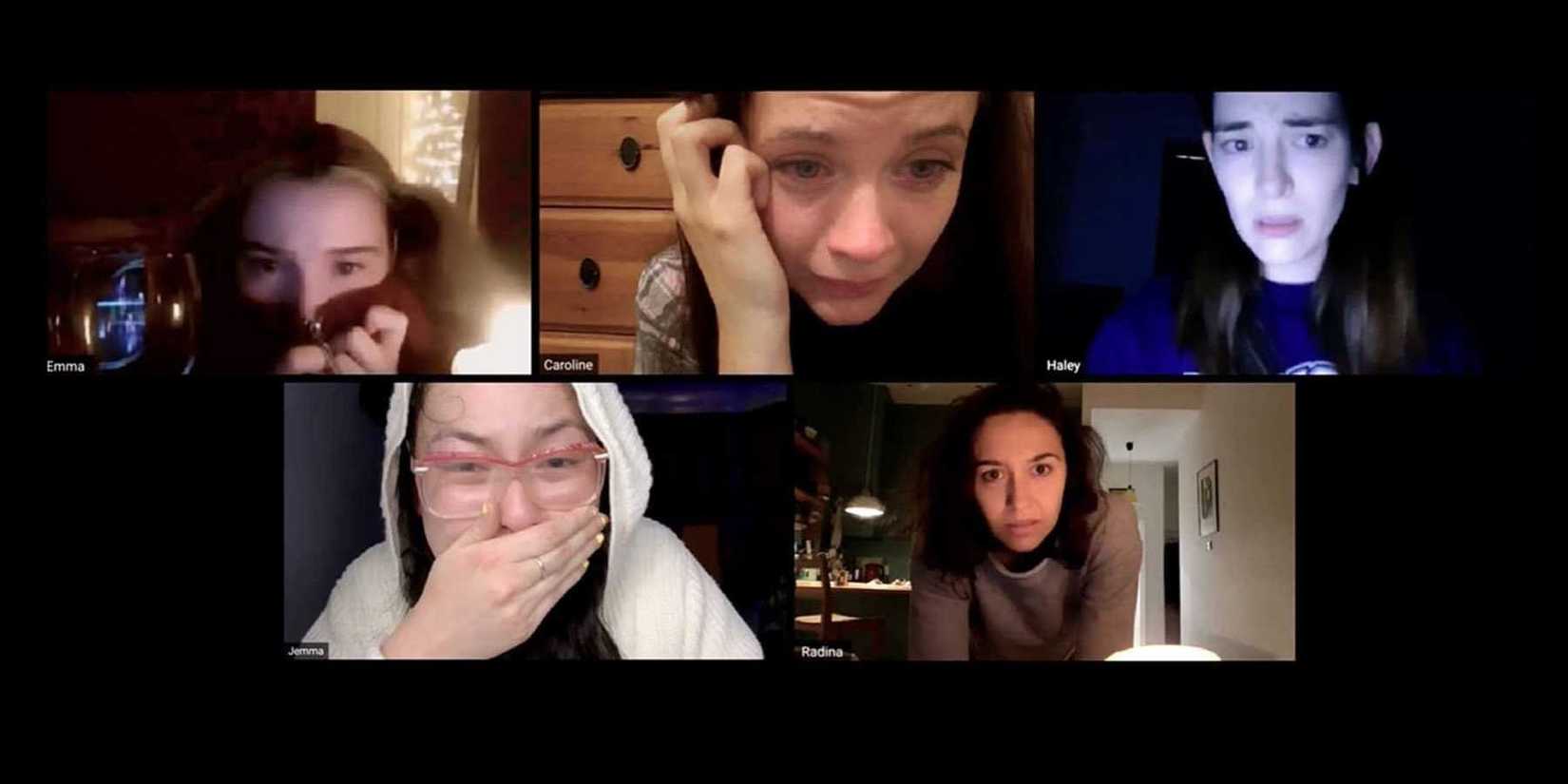 A Zoom call in the movie Host