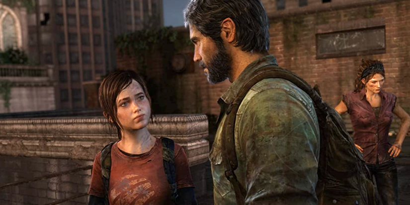 Ellie and Joel in The Last of Us