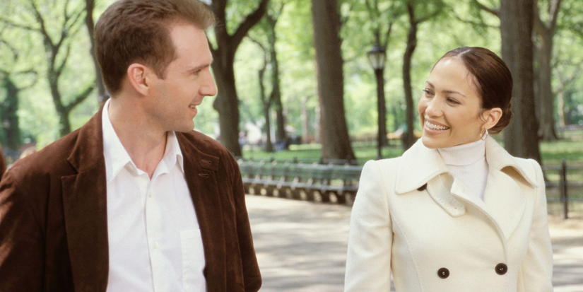 Ralph Fiennes and Jennifer Lopez in 'Maid in Manhattan'