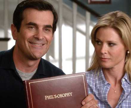 Ty Burrell as Phil holds a