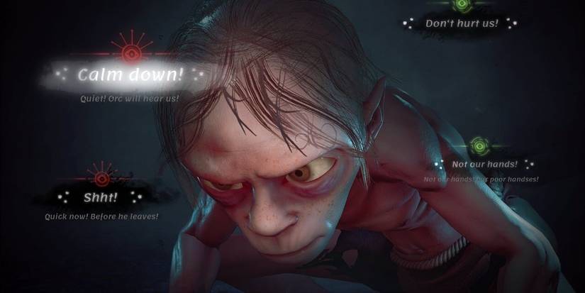 A screenshot from The Lord of the Rings: Gollum