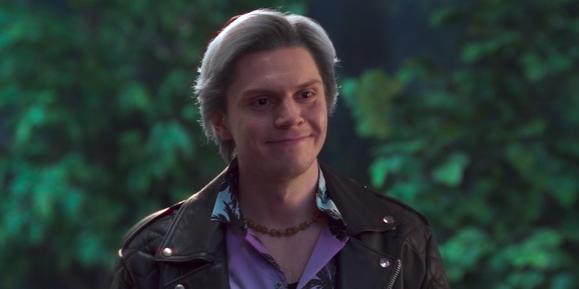 Fake Pietro Maximoff smiling in WandaVision.