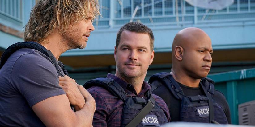 Eric Christian Olsen, Chris O'Donnell, and LL Cool J on NCIS: Los Angeles