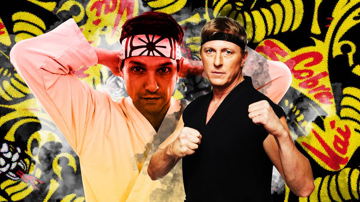 William Zabka and Ralph Macchio in Cobra Kai