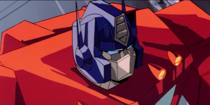 Optimus Prime in the animated Transformers: The Movie