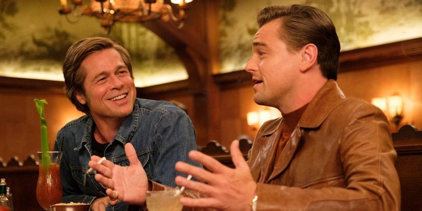 Brad Pitt and Leonardo DiCaprio in Once Upon a Time in Hollywood