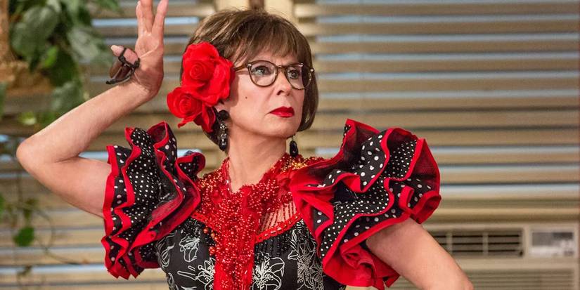 Rita Morena dancing flamenco in one outfit in One Day at a Time.
