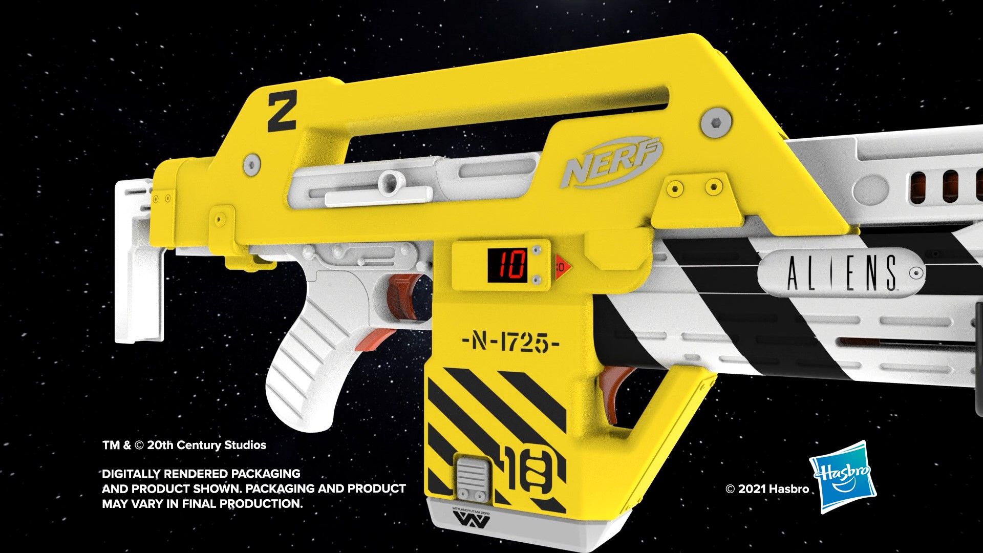 NERF ナーフ エイリアン パルスライフル M41-A ALIENS New NERF Aliens M41A Pulse Rifle Blaster - SEALED w/ Shipper