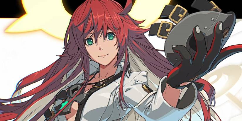 Jack O smiling and reaching out with her left hand in Guilty Gear