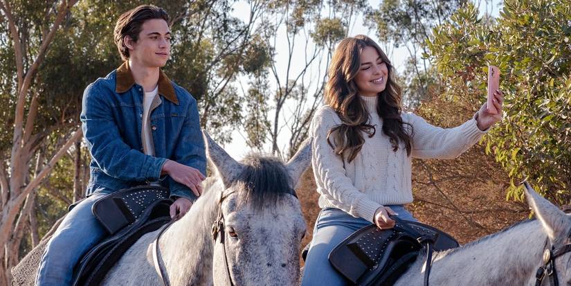 Tanner Buchanan and Addison Rae in He's All That Netflix