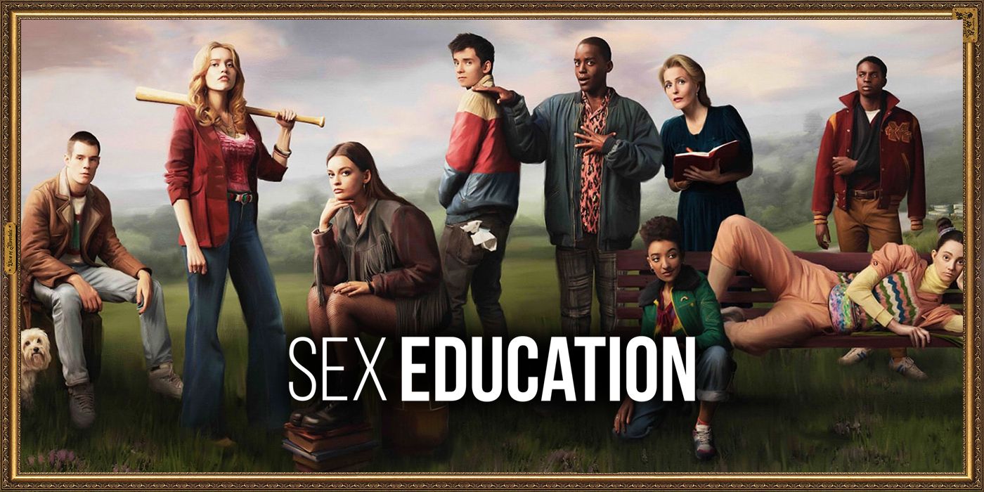 The main characters from Sex Education season 2