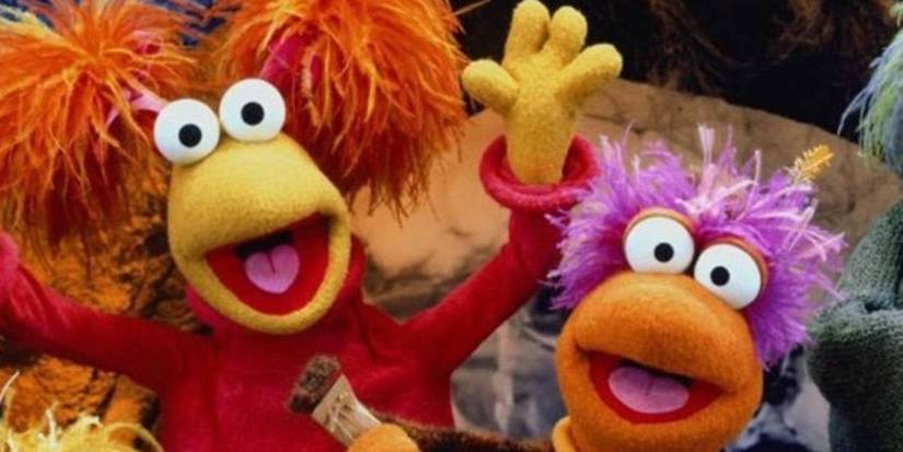 Two Fraggles together in 'Fraggle Rock'