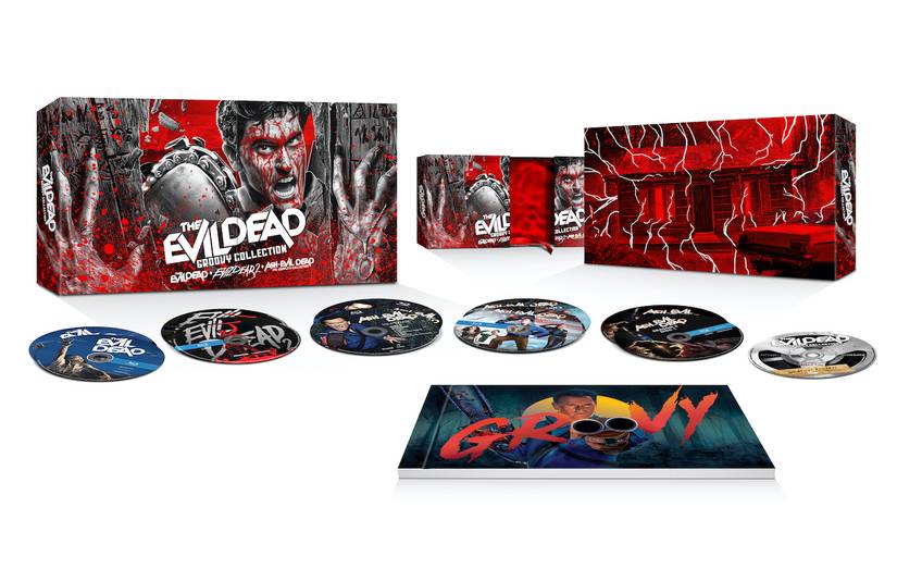 Evil Dead Groovy Collection Box Set Includes First Two Movies and Ash ...