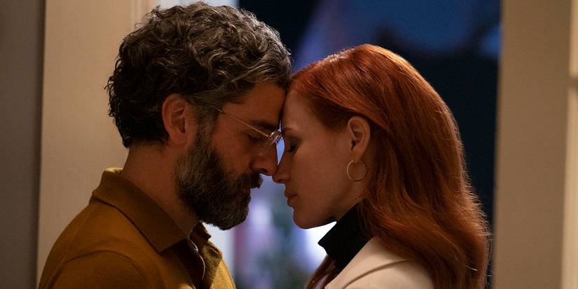 Oscar Isaac and Jessica Chastain in Scenes From a Marriage