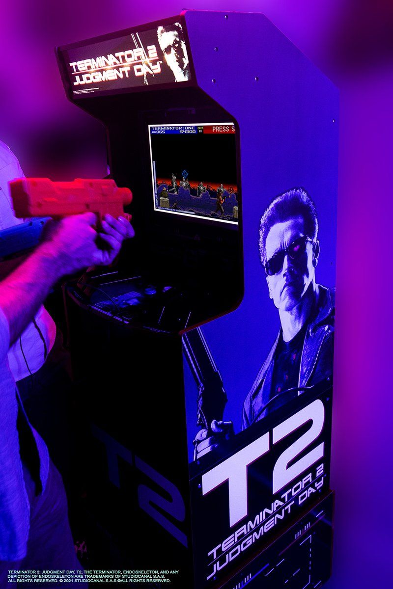 【一台のみ】激レア！arcade machine T2 judgment day Amazon.com: Arcade1Up Terminator 2 Deluxe Arcade Machine
