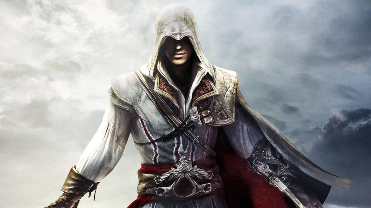 Ezio Auditore de Firenze in the cover of Assassin's Creed The Ezio Collection