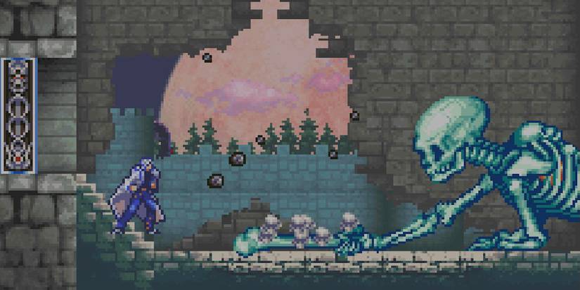 A still from Castlevania: Aria of Sorrow