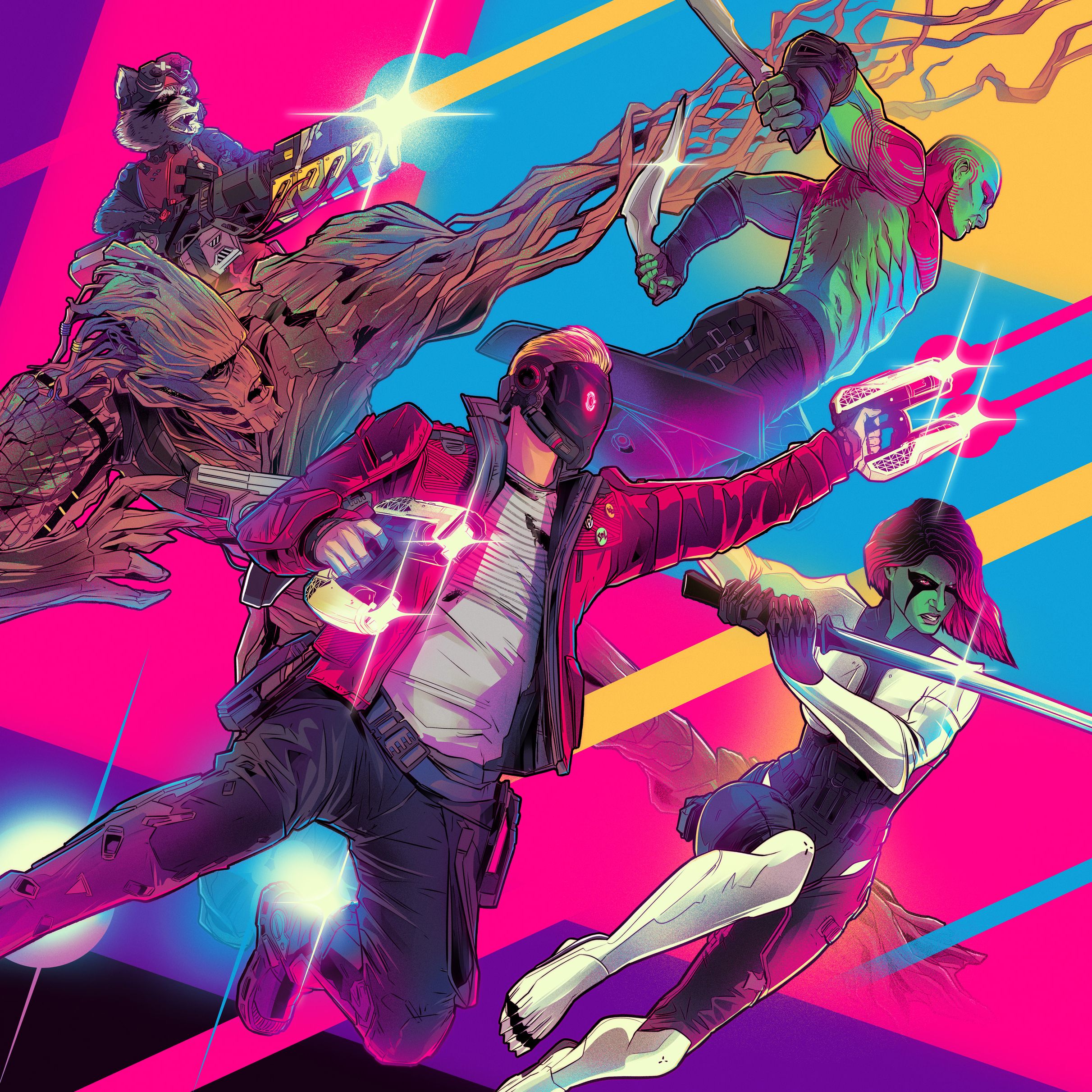 アート・デザイン・音楽 Marvel's Guardians of the Galaxy Marvel's Guardians of the Galaxy Game Getting Vinyl Release From Mondo