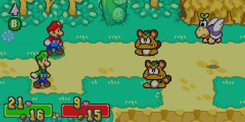 A still from Mario & Luigi: Superstar Saga