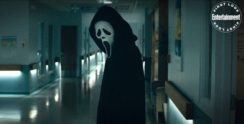 SCREAM 5 First Images Bring Back Ghostface and Neve Campbell