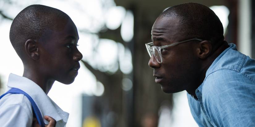 Barry Jenkins directing Alex Hibbert in Moonlight.