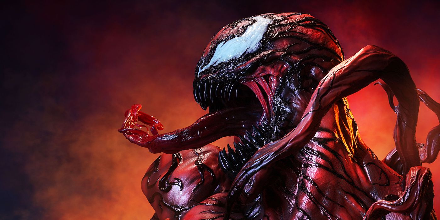 Marvel's Carnage Gets Very Accurate Life Size Bust from Queen Studios