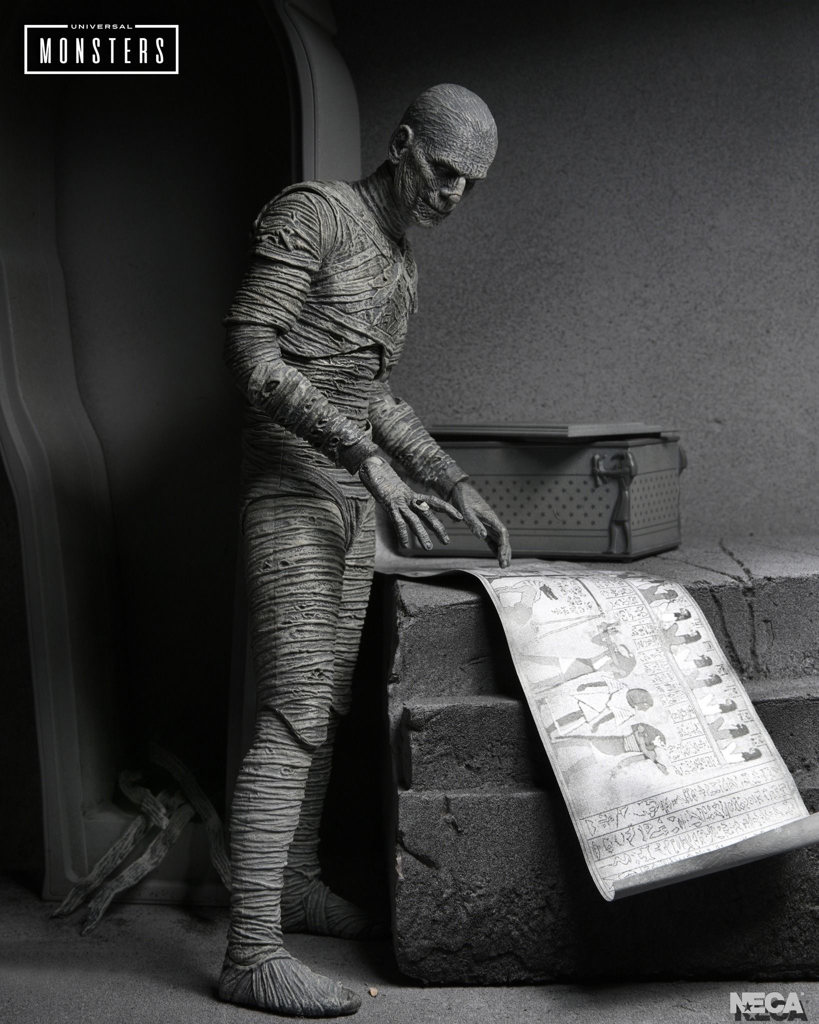 The Mummy Boris Karloff Black-and-White Figure From NECA Coming