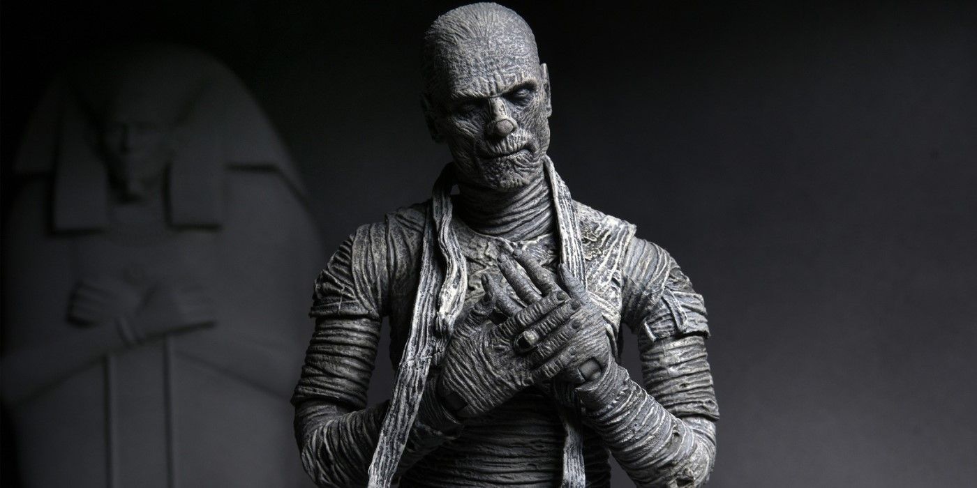 The Mummy Boris Karloff Black-and-White Figure From NECA Coming