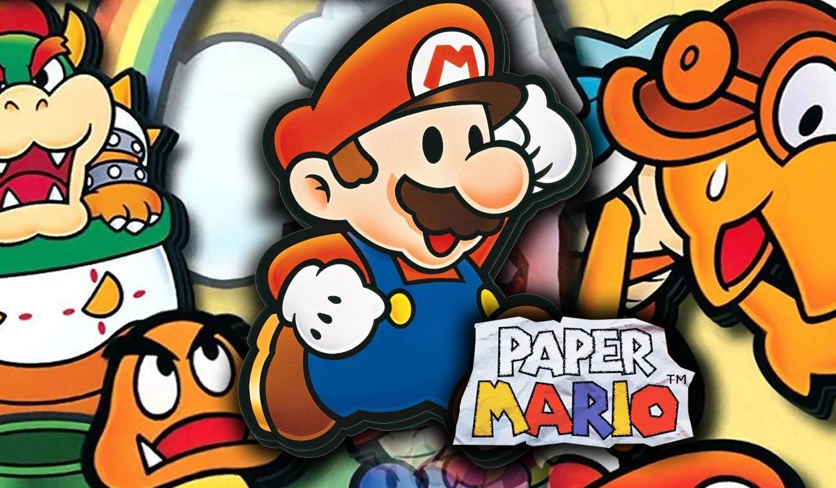 Paper Mario Nintendo 64 Artwork Including Characters Bosses Enemies