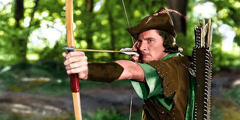 Errol Flynn as Robin Hood