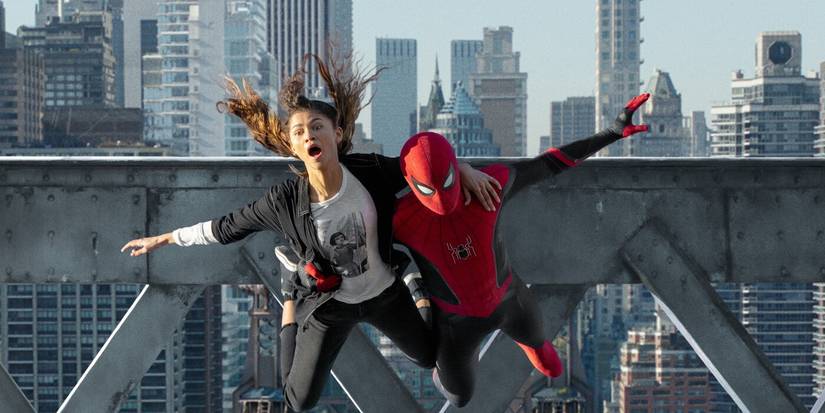 Tom Holland and Zendaya In Spider-Man: No Way Home