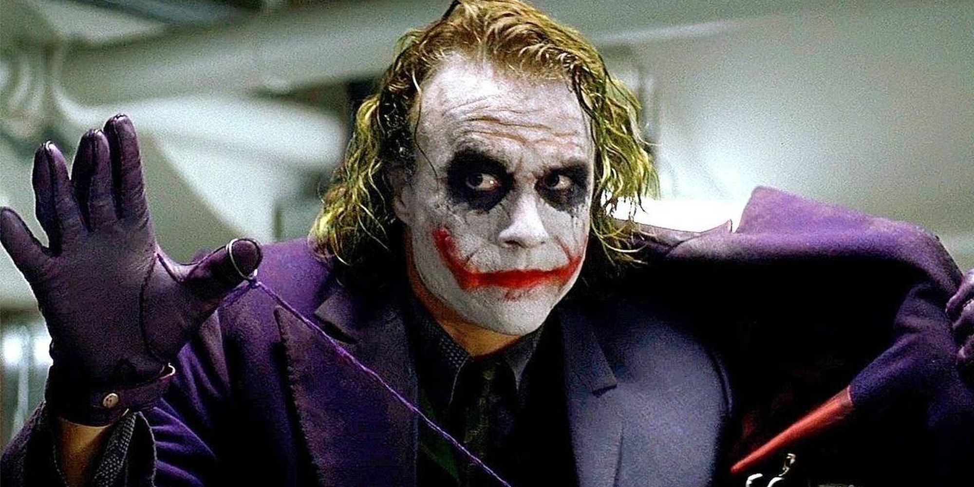 Heath Ledger as The Joker in The Dark Knight
