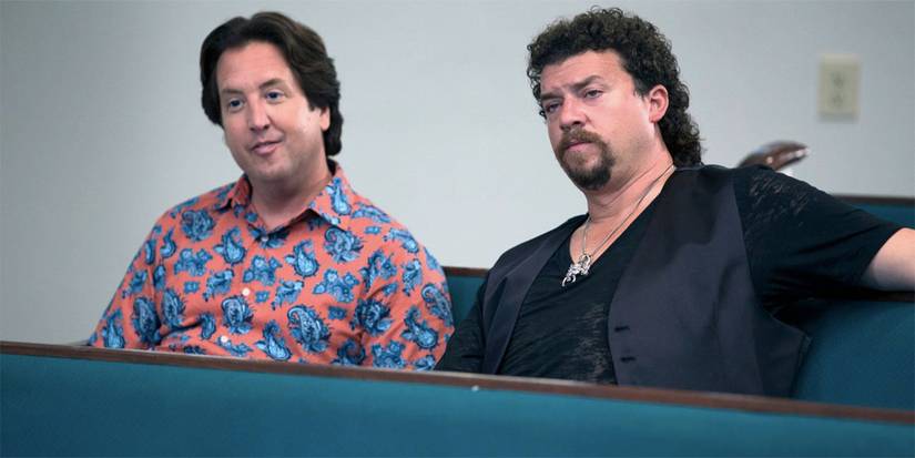 Danny McBride sitting in Eastbound and Down
