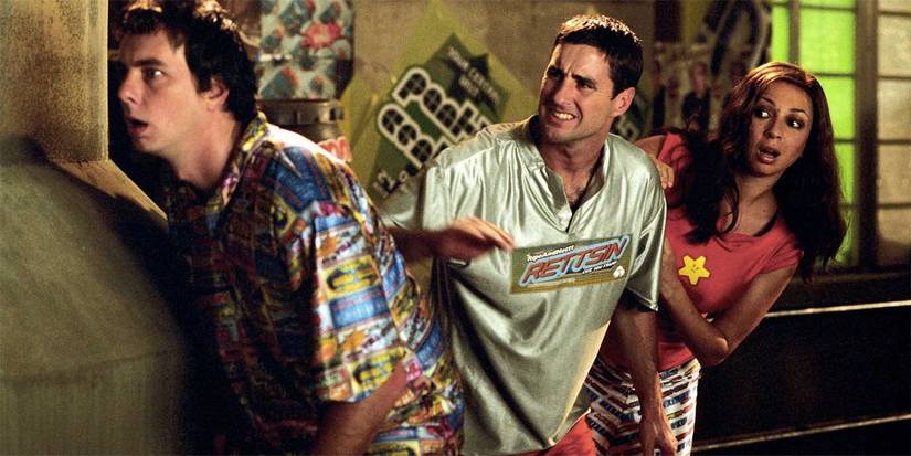 Dax Shepard, Luke Wilson, and Maya Rudolph in Idiocracy