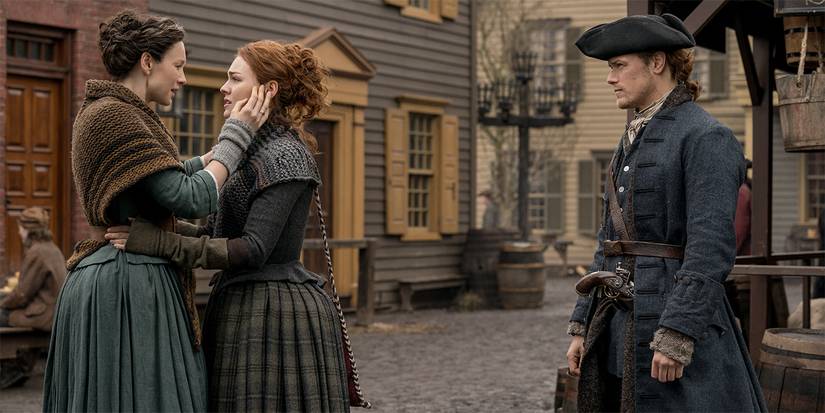 outlander-s4e9-sam-heughan-sophie-skelton-caitriona-balfe