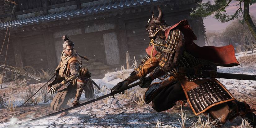 Two samurai fighting in Sekiro: Shadows Die Twice