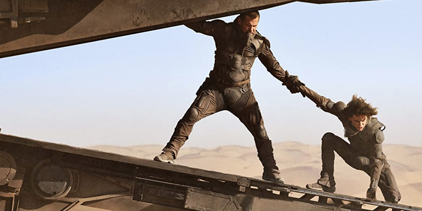 Josh Brolin and Timothee Chalamet in Dune