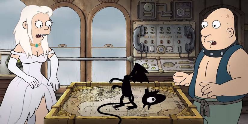 Eric André and Abbi Jacobson in Disenchantment (2018)