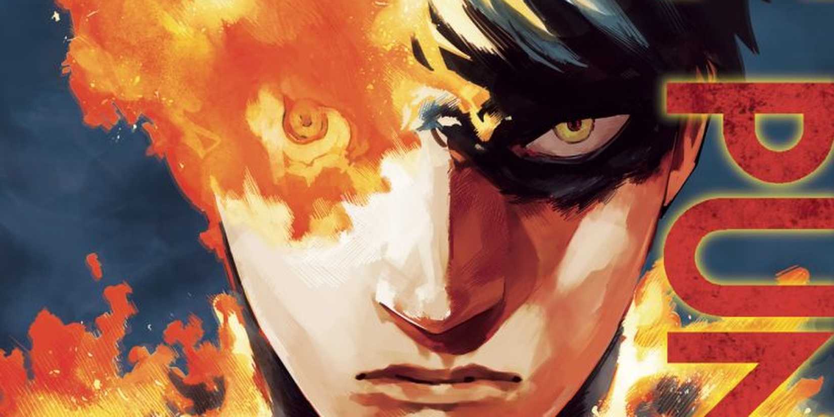 Fire Punch volume cover featuring a man looking at the viewer