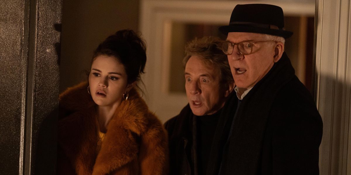 Steve Martin, Martin Short, and Selena Gomez in Only Murders In The Building TV series