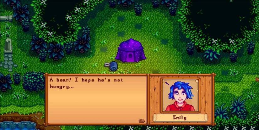 Emily's dialogue box in the video game Stardew-Valley
