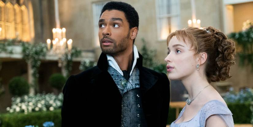 Regé‑Jean Page and Phoebe Dynevor in Bridgerton Season 1 finale episode