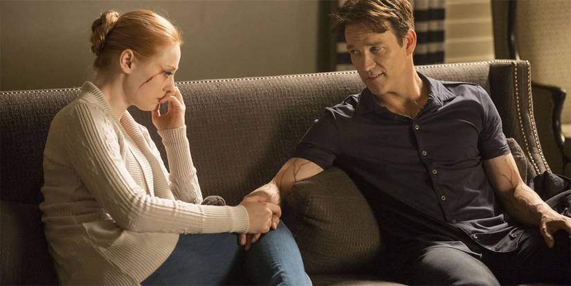 deborah ann woll and stephen moyer in true blood season 7